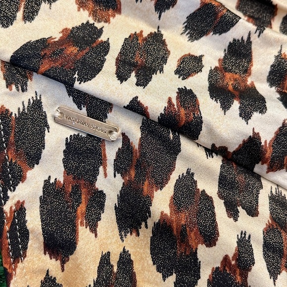 Victoria's Secret Bikini Swim Suit Bottom, Metallic Cheetah Print size small - Picture 4 of 5